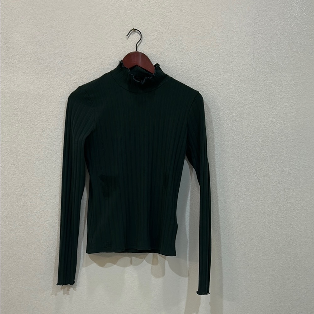 J. Crew Black Fitted Long Sleeve Tee